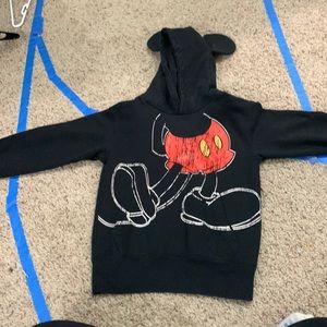 A Mickey Mouse black hoodie size (M) kids boys